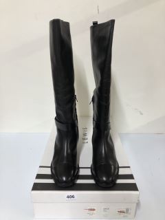 JOHN LEWIS SAGE BLACK BOOTS - SIZE 8 (681751)