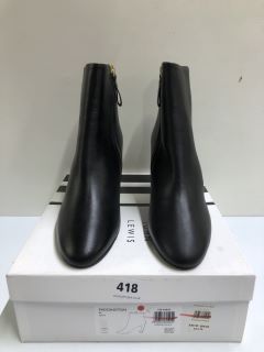 JOHN LEWIS PADDINGTON BLACK BOOTS - SIZE 8 (681751)