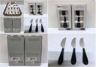 BOX OF JOHN LEWIS STUDIO TABLE KNIFE SET OF 4  (18+ ID REQUIRED ) (655160)