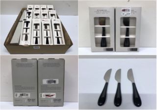 BOX OF JOHN LEWIS STUDIO TABLE KNIFE SET OF 4  (18+ ID REQUIRED ) (655160)