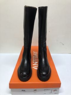 JOHN LEWIS ANYDAY PURCELA BLACK BOOT - SIZE 6 (681456)