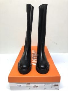 JOHN LEWIS ANYDAY PURCELA BLACK BOOT - SIZE 4 (681456)