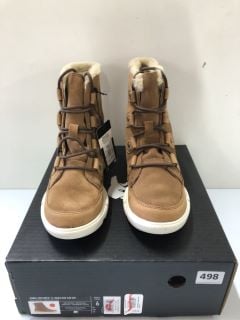 SOREL EXPLORER II JOAN FAUX FUR WP - SIZE 4 (655352)