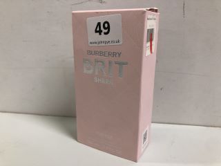 BURBERRY BRIT SHEER FOR HER EAU DE TOILETTE 100ML (619660)