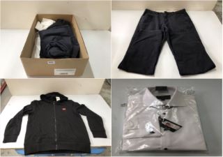 BOX OF CLOTHING TO INC JOHN LEWIS SLIM FIT WHITE SHIRT (682012)