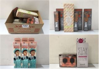 BOX OF BEAUTY PRODUCTS TO INC BENEFIT STAY FLAWLESS 15 HOUR PRIMER (611302)