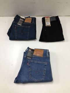 3 X JEANS TO INC LEVI 311 SHAPING SKINNY JEANS - SIZE 27 X 30 (666660)