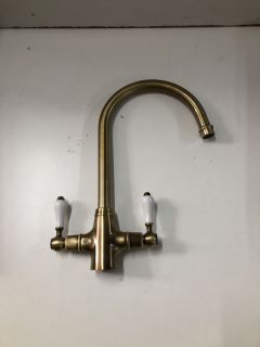 ABODE LUDLOW ANTIQUE BRASS MONOBLOC MIXER TAP (682314)