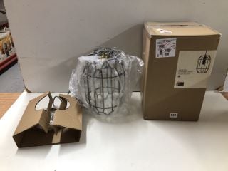 2 X ITEMS TO INC JOHN LEWIS FACETED CEILING LIGHT (682314)