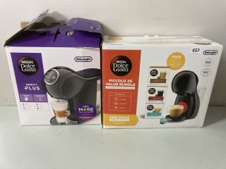 2 X COFFEE MACHINES TO INC DELONGHI NESCAFE GUSTO PICCOLO XS VALUE BUNDLE