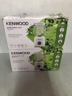 2 X KENWOOD BLEND - XTRACT 3 - IN - 1 BLENDERS