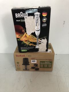 2 X ITEMS TO INC BRAUN MULTI QUICK 5V HAND BLENDER