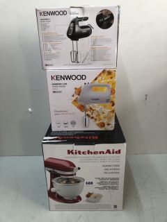 3 X ITEMS TO INC KENWOOD QUICK MIX HAND MIXER