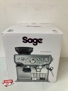 SAGE THE BARISTA EXPRESS COFFEE MACHINE MODEL: BES875SS - RRP.£630