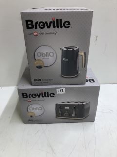 BREVILLE QBLI Q COLLECTION KETTLE & TOASTER