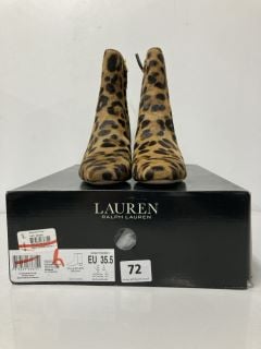 RALPH LAUREN WILLA-BO-TAL BROWN BOOTS - SIZE: 3 - RRP.£269 (681370)