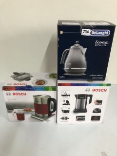 3 X KETTLES TO INC DELONGHI ICONA METALLICS KETTLE