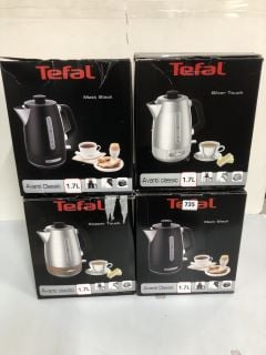 4 X TEFAL AVANTI CLASSIC KETTLES