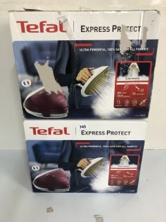 2 X TEFAL EXPRESS PROTECT STEAM IRONS