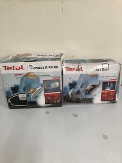 2 X TEFAL EXPRESS AIRGLIDE STEAM IRONS