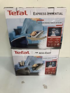 2 X ITEMS TO INC TEFAL EXPRESS ESSENTIAL STEAM IRONS