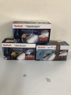 3 X IRONS TO INC TEFAL TURBO PRO ANTI CALC + IRON