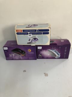 3 X IRONS TO INC PHILIPS 5000 SERIES STEAM IRON