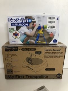 2 X ITEMS TO INC GEOSAFARI JR MY FIRST TELESCOPE