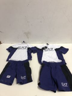 4 X ITEMS TO INC EMPORIO ARMANI CHILDREN'S SHORTS