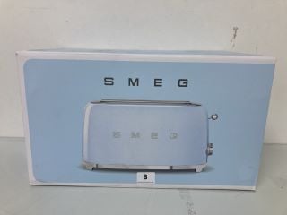 SMEG 2 SLICE STEEL TOASTER MODEL: TSF02PBUK - RRP £179