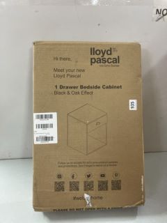 LLOYD PASCAL 1 DRAW BEDSIDE TABLE