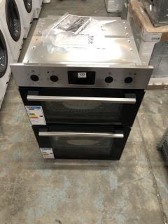 ZANUSSI BUILT-IN DOUBLE ELECTRIC OVEN MODEL NO: ZKHNL3X1 (EX DISPLAY)