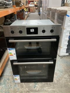 ZANUSSI INTEGRATED DOUBLE OVEN MODEL: ZKHNL3X1 (EX DISPLAY)