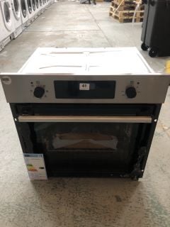 ZANUSSI BUILT-IN SINGLE ELECTRIC OVEN MODEL NO: ZOHCX3X2 (EX DISPLAY)