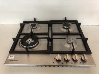 GRUNDIG INTEGRATED GAS HOB MODEL: GIGA6234250X (EX DISPLAY)