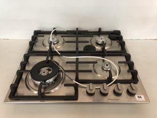 ZANUSSI INTEGRATED GAS HOB MODEL NO: ZGH66424XX (EX DISPLAY)