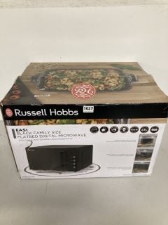 RUSSELL HOBBS EASI BLACK FAMILY SIZE FLATBED DIGITAL MICROWAVE