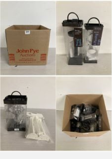 BOX OF JOHN LEWIS & PARTNERS ITEMS TO INCLUDE PASSING BRACKET(CAGE NUMBER 711147)