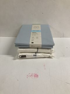 3 X BEDDING ITEMS TO INCLUDE JOHN LEWIS AND PARTNERS EGYPTIAN COTTON DUVET COVER (CAGE NUMBER 705611)