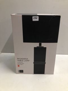 JOHN LEWIS & PARTNERS PASADENA TABLE LAMP (CAGE NUMBER 711333)