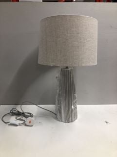 JOHN LEWIS & PARTNERS CONCRETE SCALLOP TABLE LAMP (CAGE NUMBER 711333)