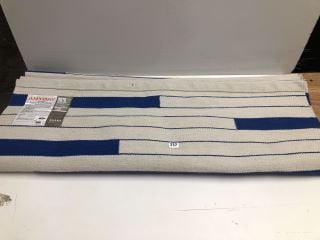 JOHN LEWIS & PARTNERS HANDMADE RUG IN MASE BLUE (CAGE NUMBER 711333)