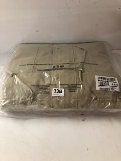 BARBOUR LOTTE WATERPROOF CHECK LINED JACKET BEIGE SIZE:12