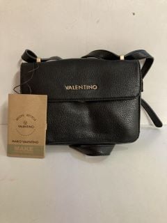 VALENTINO MARIO VALENTINO BLACK LEATHER HANDBAG