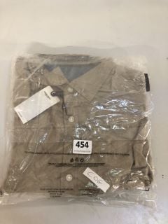 JACK & JONES SHIRT BEIGE SIZE: XXL