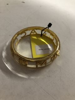 MARC JACOBS CLEAR/GOLD COLOURED BANGLE