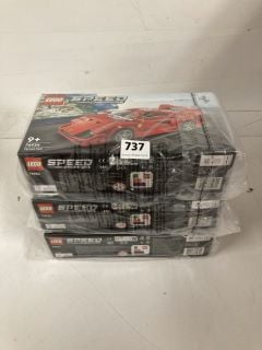 3 X LEGO SPEED CHAMPIONS 9+ 76934 FERRARI F40