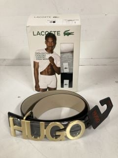 2 X ITEMS TO INCLUDE HUGO BOSS BELT