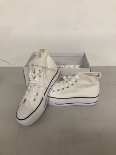 WHITE ANKLE TRAINERS UK SIZE 5