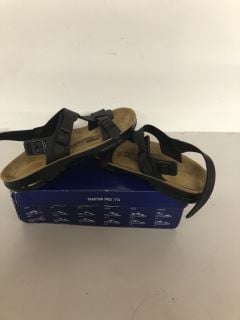 BIRKENSTOCK SARAGOSSA SANDALS IN BLACK UK SIZE 7